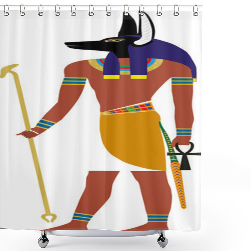 Personality  Anubis The Ancient Egypt God Shower Curtains