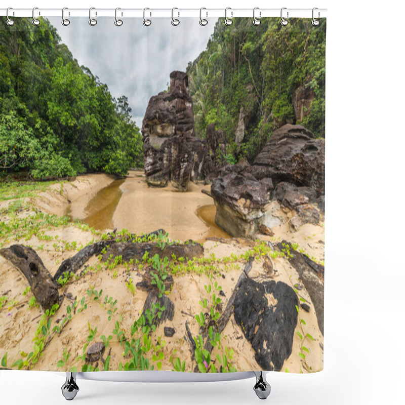 Personality  Bako National Park Landscape Shower Curtains