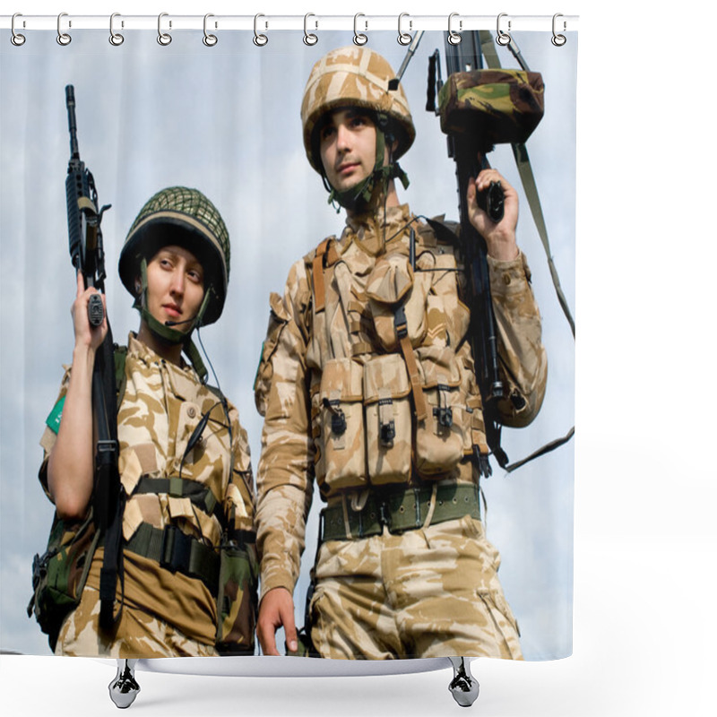 Personality  Royal Commandos Shower Curtains