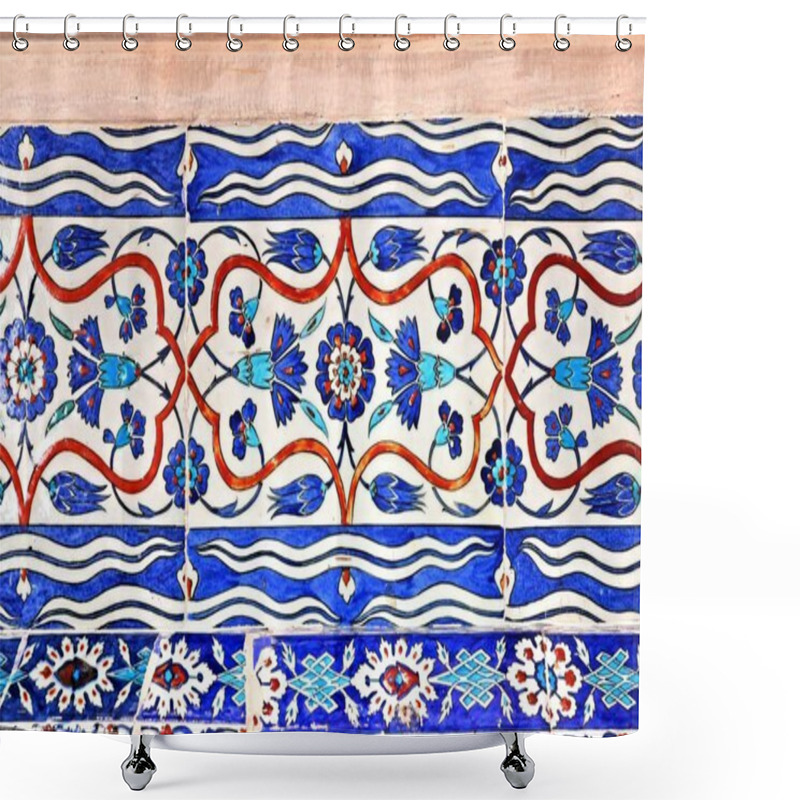 Personality  The Iznik Tiles From Ottoman Era. Shower Curtains