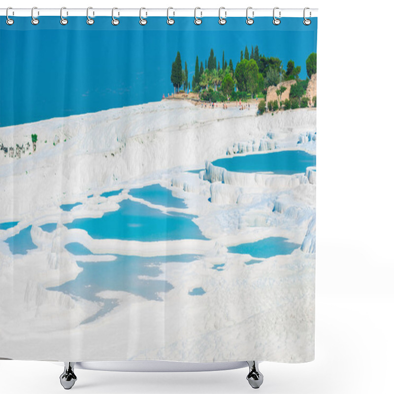 Personality  Very Nice View Of Pamukkale. Natural Landmark Of Turkey Shower Curtains