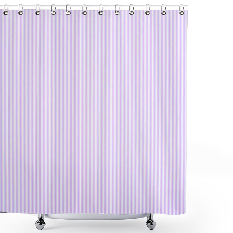 Personality  Striped Purple And White Pattern Texture Shower Curtains