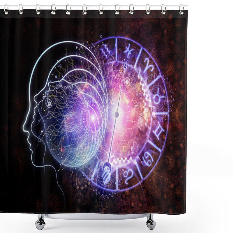 Personality  Astral Paradigms Of Consciousness Shower Curtains