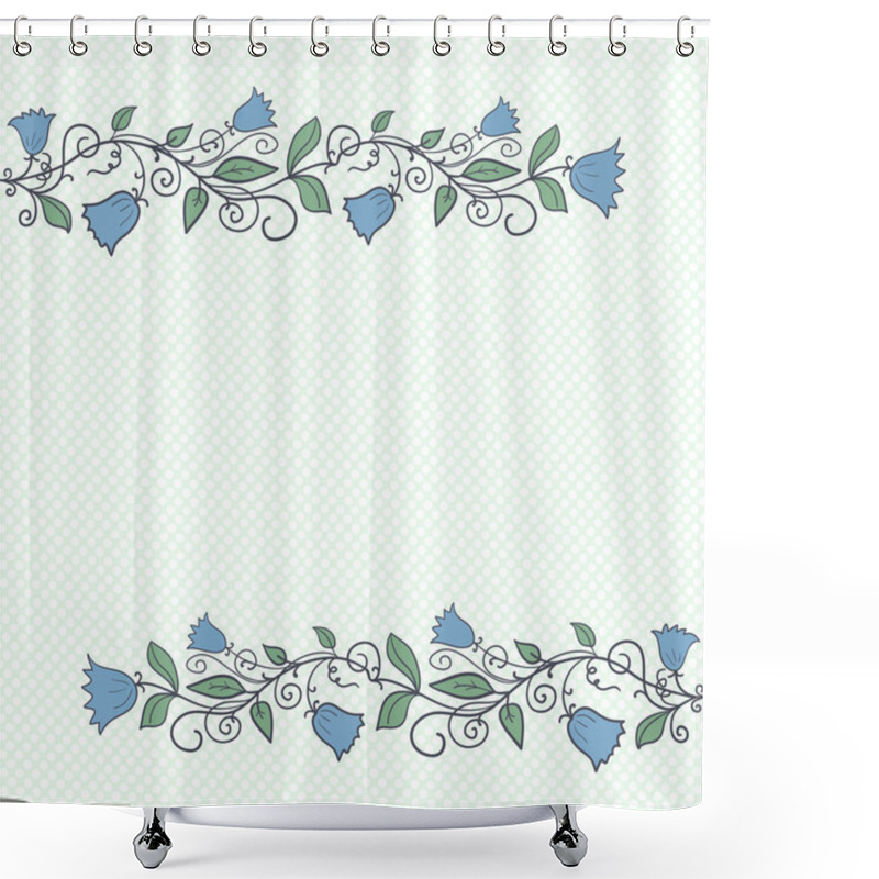 Personality  Flower Vector Design Elements Shower Curtains