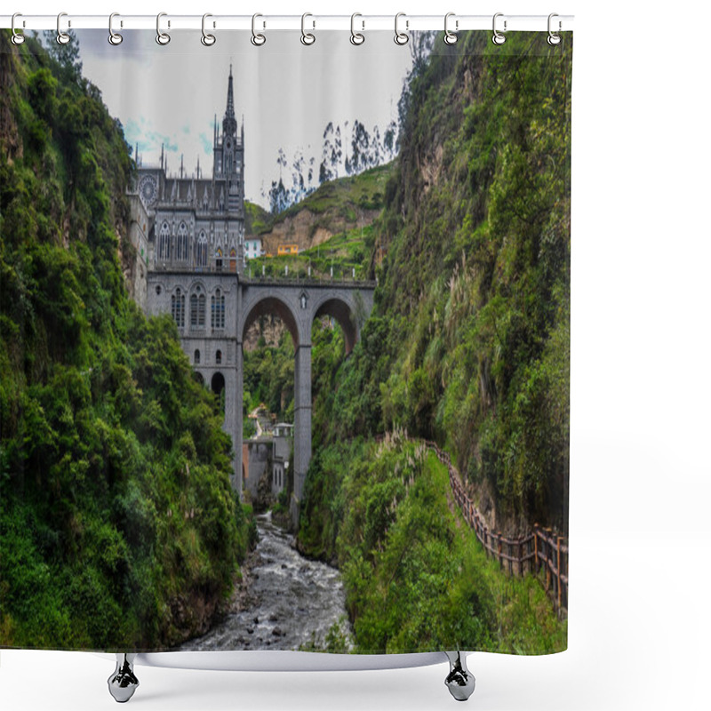 Personality  Las Lajas Church In South Of Colombia Shower Curtains