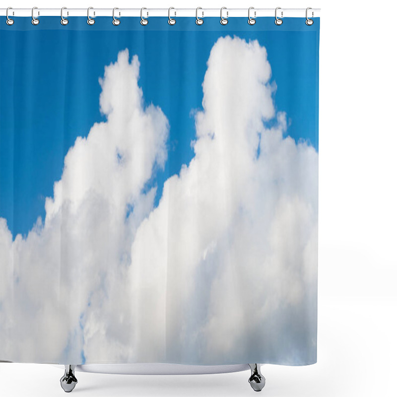 Personality  Beautiful View Of Blue Sky With Clouds. Partly Cloudy. Background Cloud Summer. Cloud Summer. Sky Cloud Clear With Sunset. Natural Sky Cinematic Sky With Clouds Background. Shower Curtains