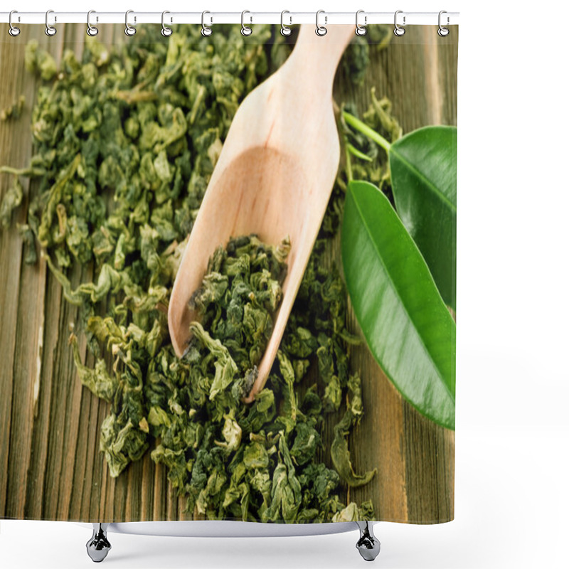 Personality  Green Tea Shower Curtains