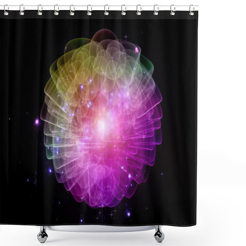 Personality  Petals Of Geometry Shower Curtains