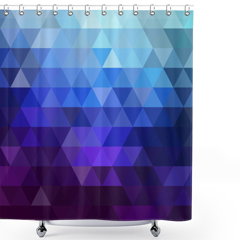 Personality  Triangles Abstract Background Shower Curtains