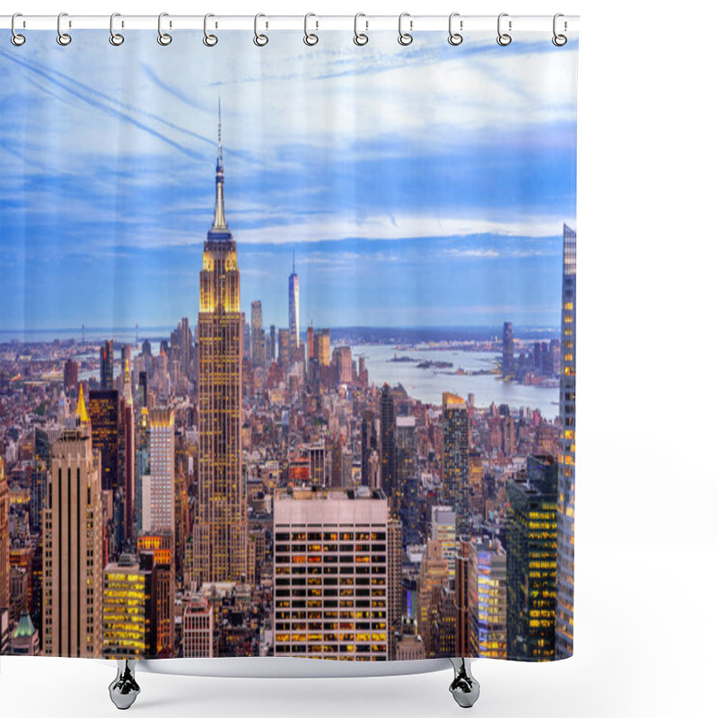 Personality  Skyline, New York City, USA  Shower Curtains