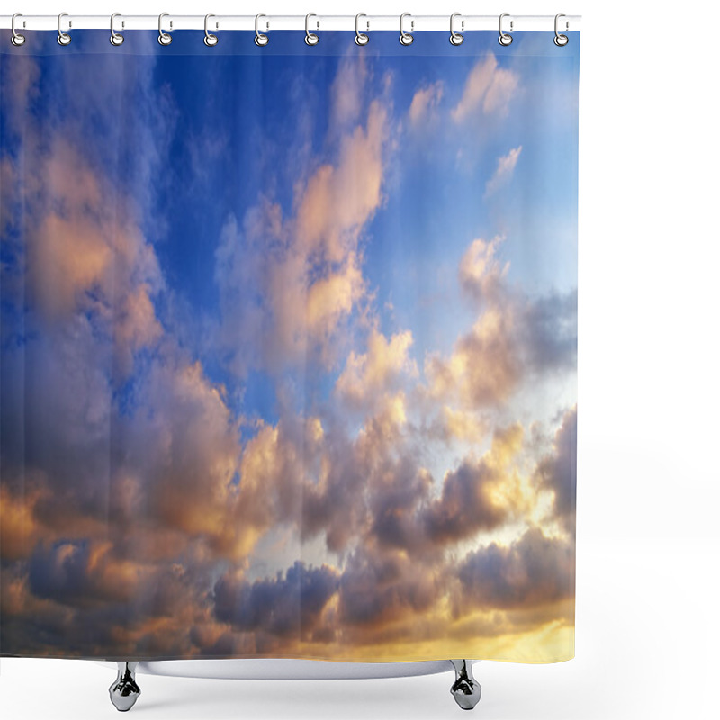 Personality  Beautiful Sunset On The Sea. Shower Curtains