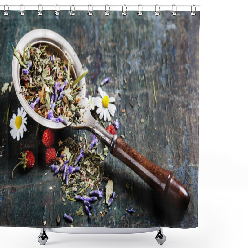 Personality  Herbal Tea Shower Curtains