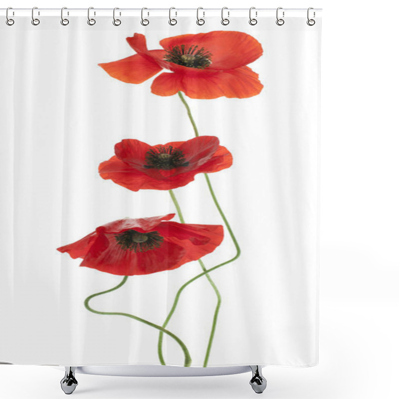 Personality  Poppy Shower Curtains