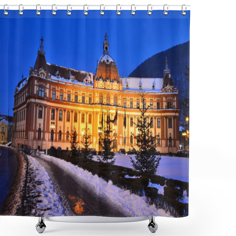 Personality  Government Of Brasov County, Transylvania, Romania Shower Curtains