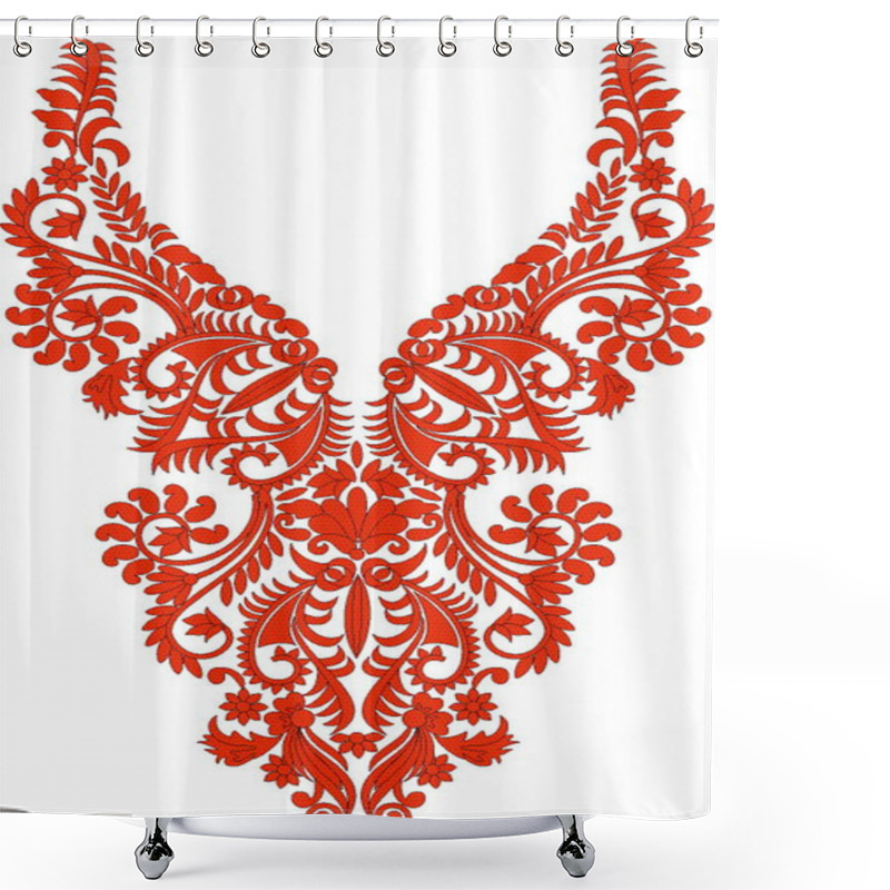 Personality  Hungarian Beautiful Folk Art  Shower Curtains