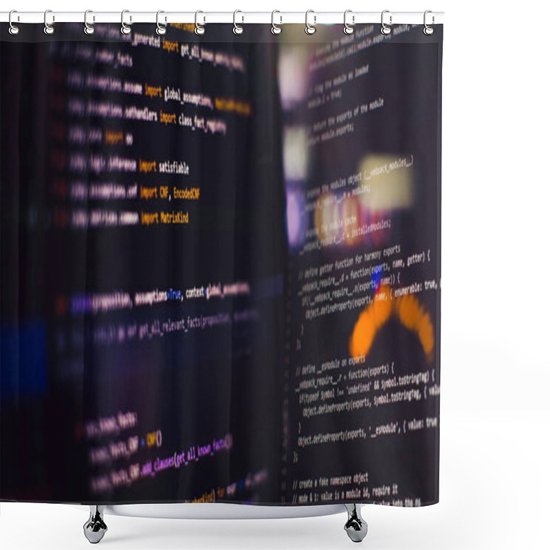 Personality  Program Listing Abstract Background And Coding Technology Background Shower Curtains