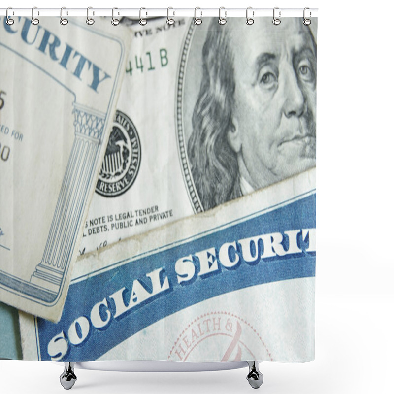 Personality  Social Security Cards Shower Curtains