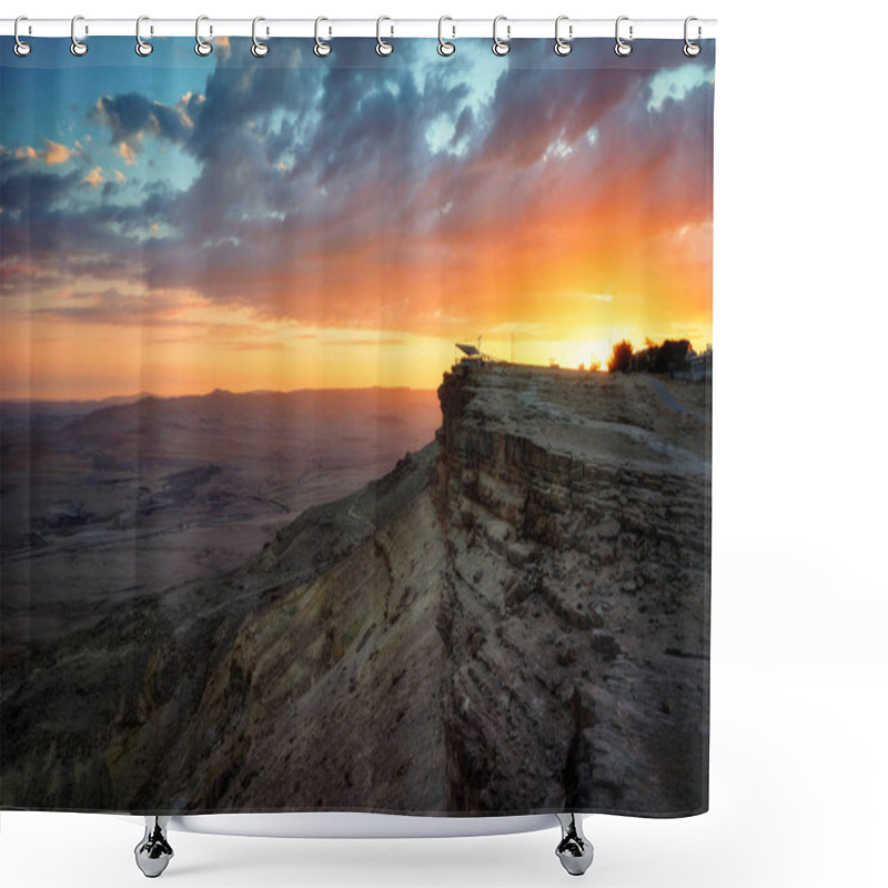 Personality  Mitzpe Ramon Israel Shower Curtains