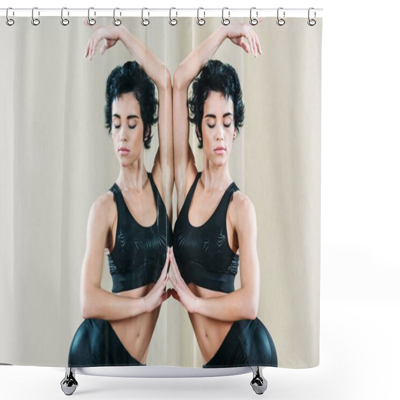 Personality  Woman Shower Curtains