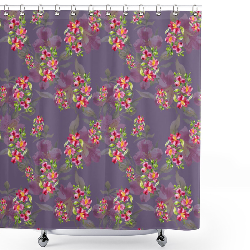 Personality  Garden Floral Pattern Shower Curtains