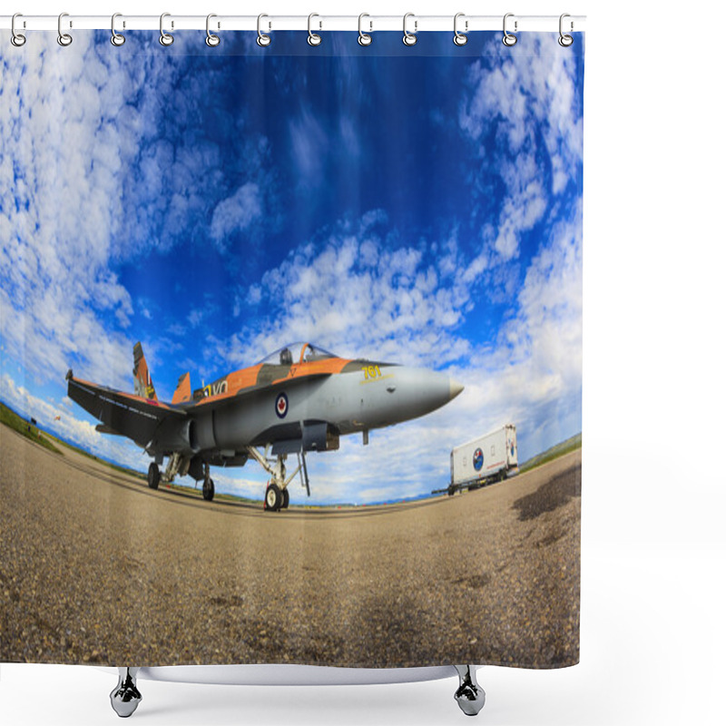 Personality  F-18 Fighter Shower Curtains