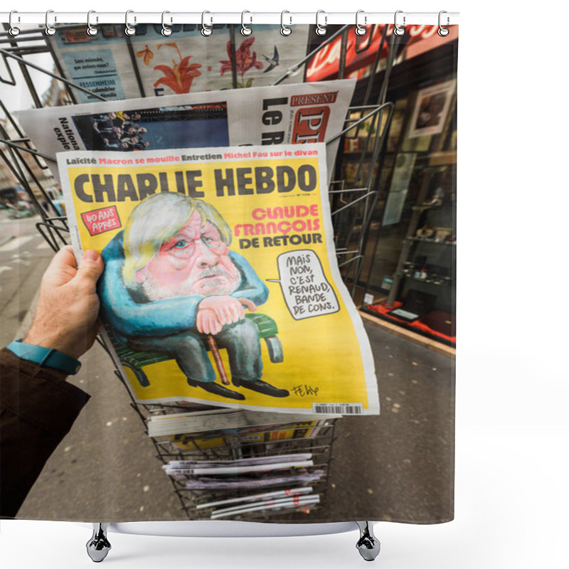 Personality  Charlie Hebdo Buy Press Satire  Shower Curtains