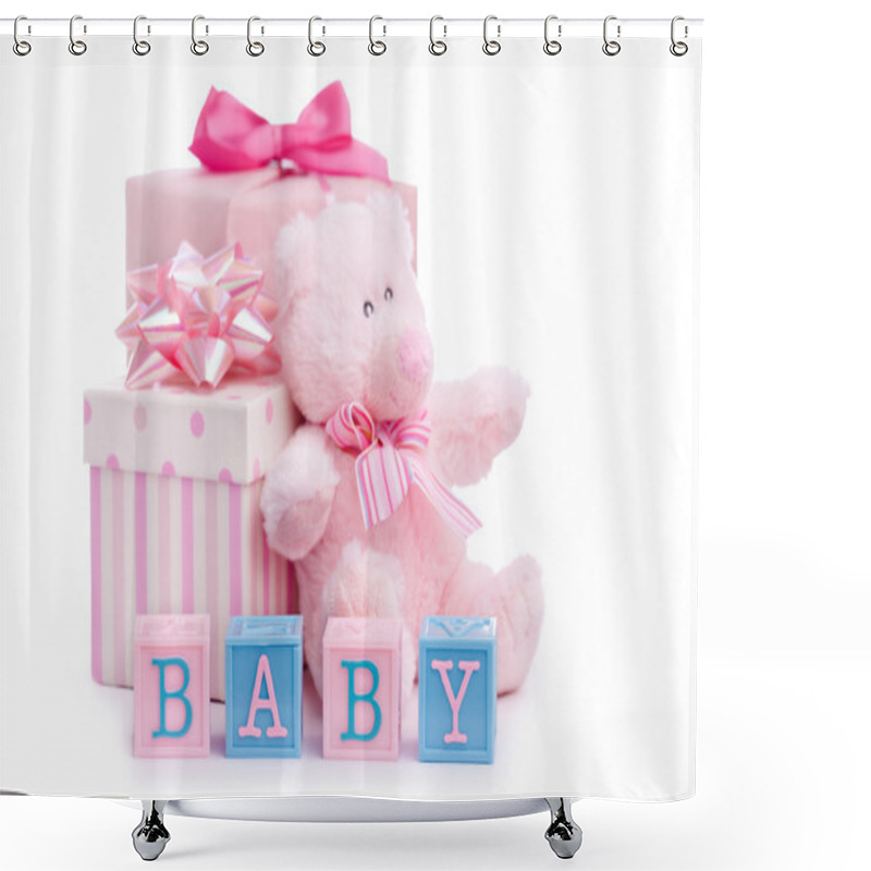 Personality  Baby Shower Shower Curtains