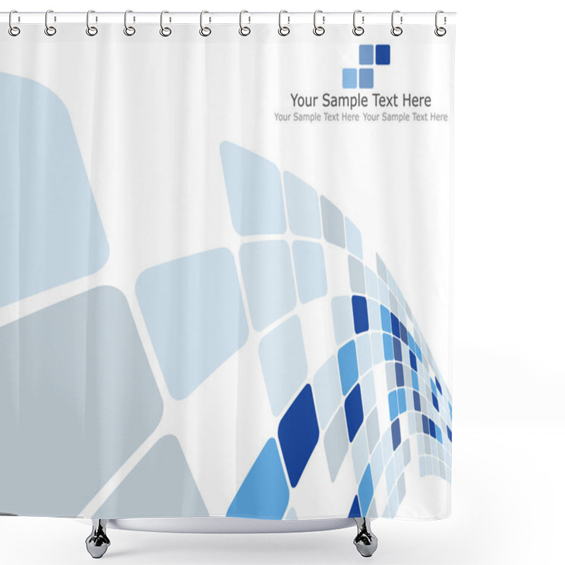 Personality  Business Background Shower Curtains