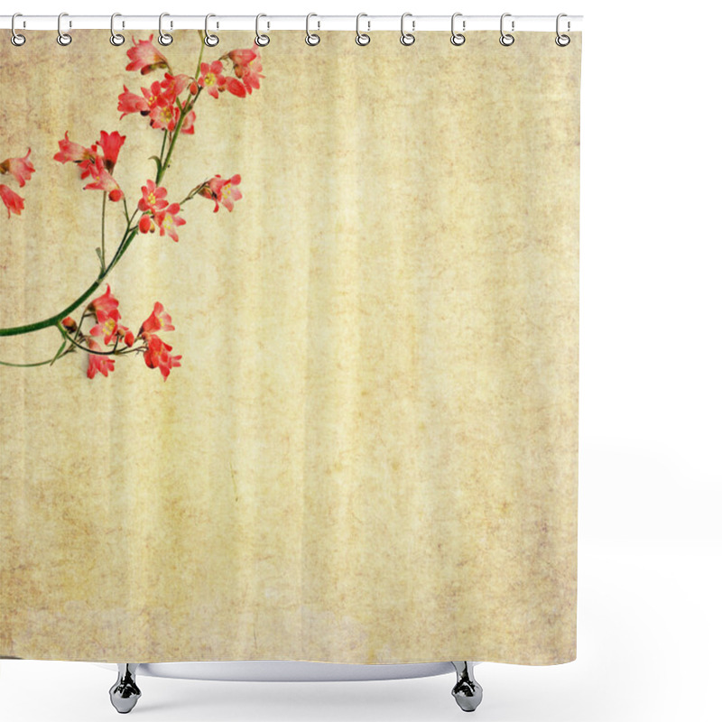 Personality  Floral Background And Design Element Shower Curtains