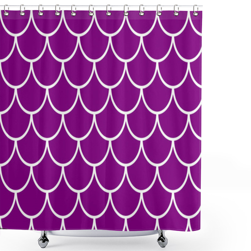 Personality  Abstract Seamless Geometric Pattern Vector Art. Shower Curtains