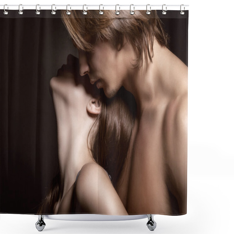 Personality  Beautiful Loving Couple Shower Curtains