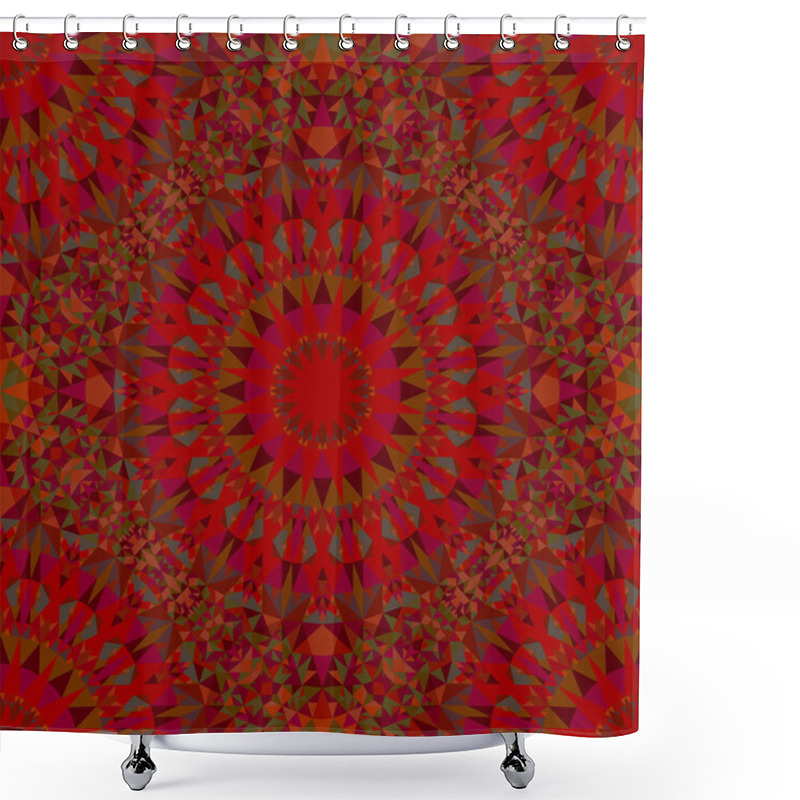 Personality  Abstract Oriental Bohemian Mosaic Mandala Pattern Background Art Shower Curtains