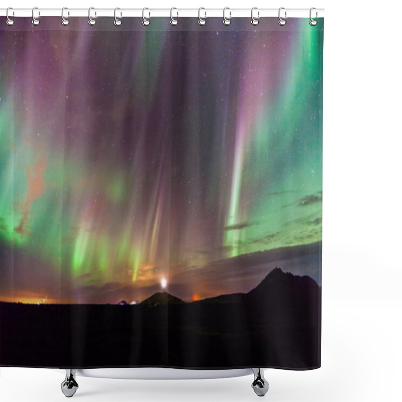 Personality  The Light Reflection Of The Northern Lights Shower Curtains