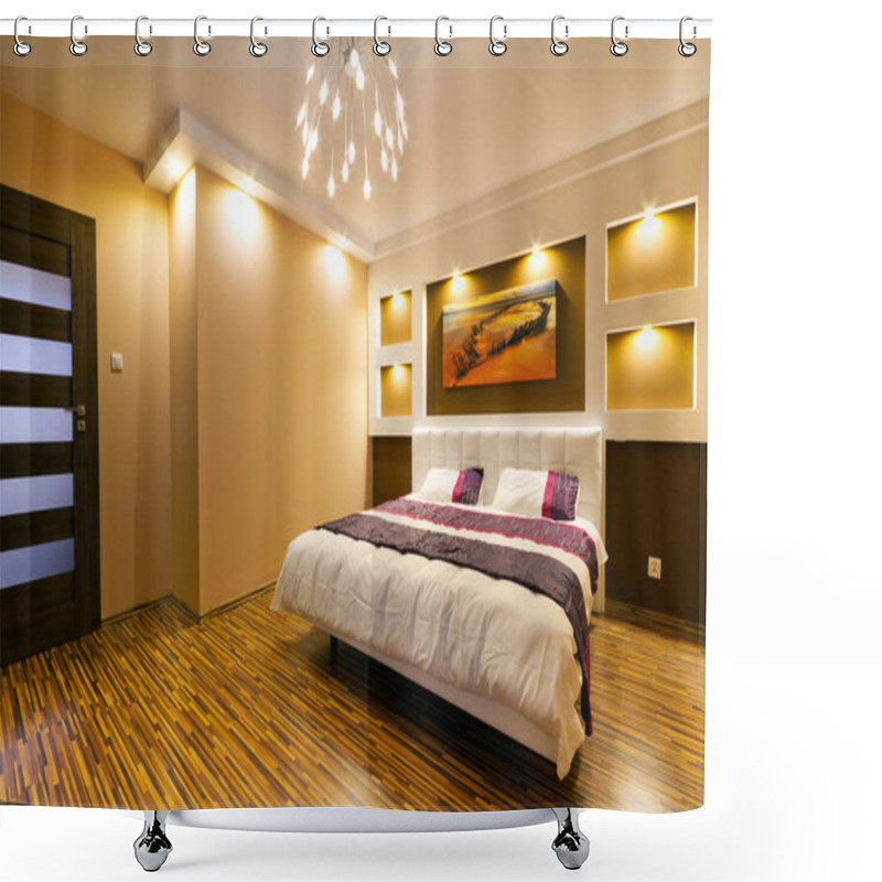 Personality  Modern Master Bedroom Interior Shower Curtains