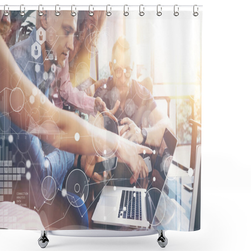 Personality  Global Strategy Connection Shower Curtains