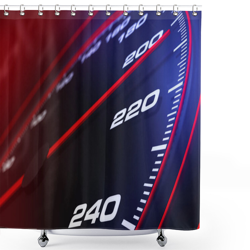 Personality  Speedometer0002 Shower Curtains