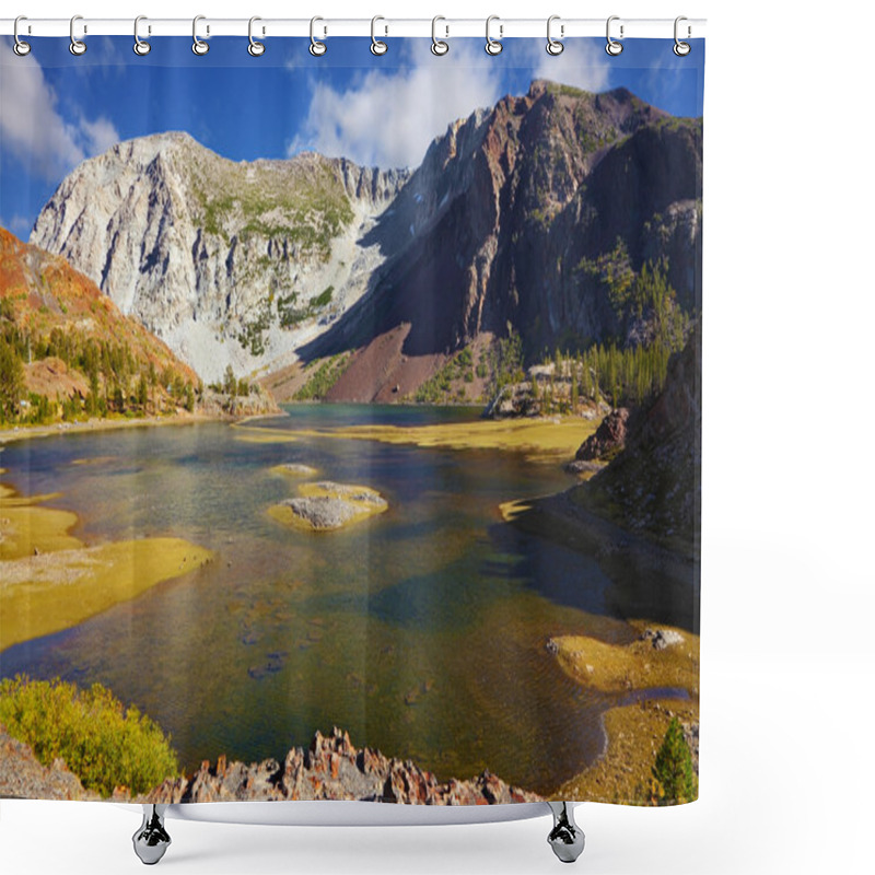 Personality  Picturesque Lake On Pass Tioga Shower Curtains