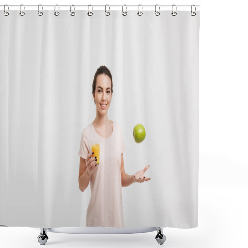 Personality  Tossing Up Shower Curtains