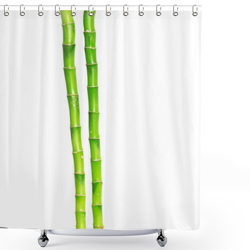 Personality  Green Bamboo Shower Curtains