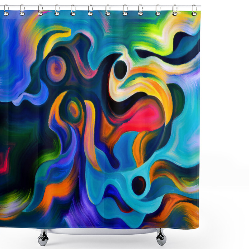 Personality  Reality Of Shapes Shower Curtains