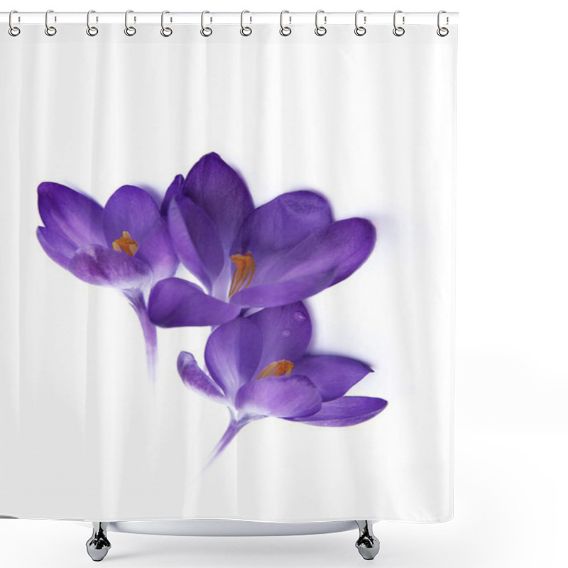 Personality  Crocus Shower Curtains