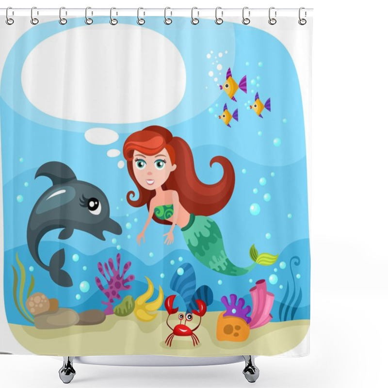 Personality  Mermaid Shower Curtains