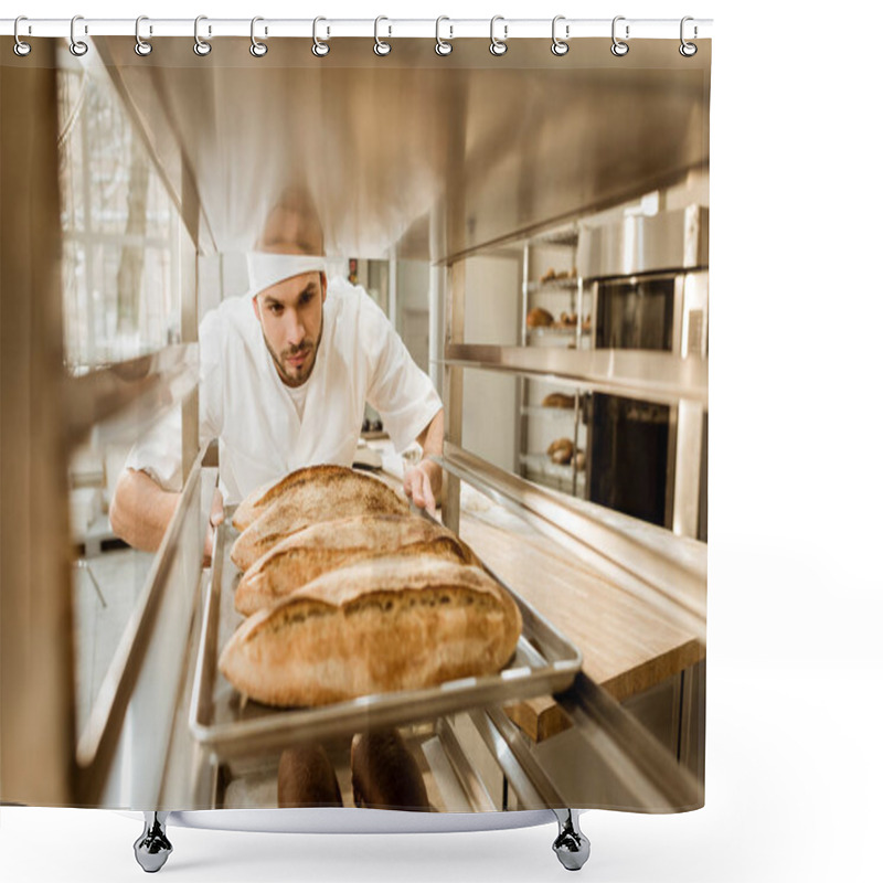 Personality  Bakery Shower Curtains