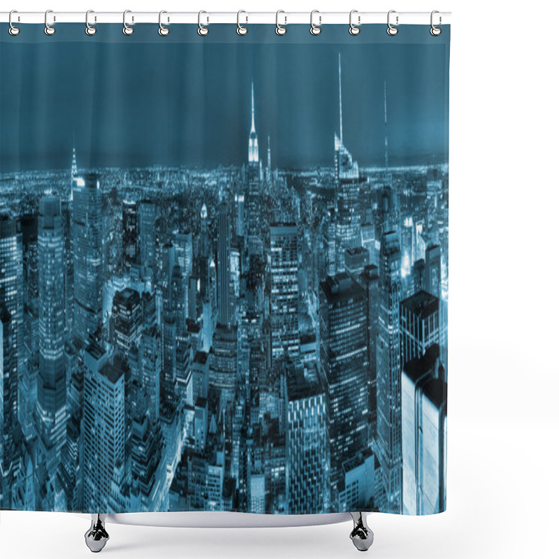 Personality  New York City Night View Shower Curtains