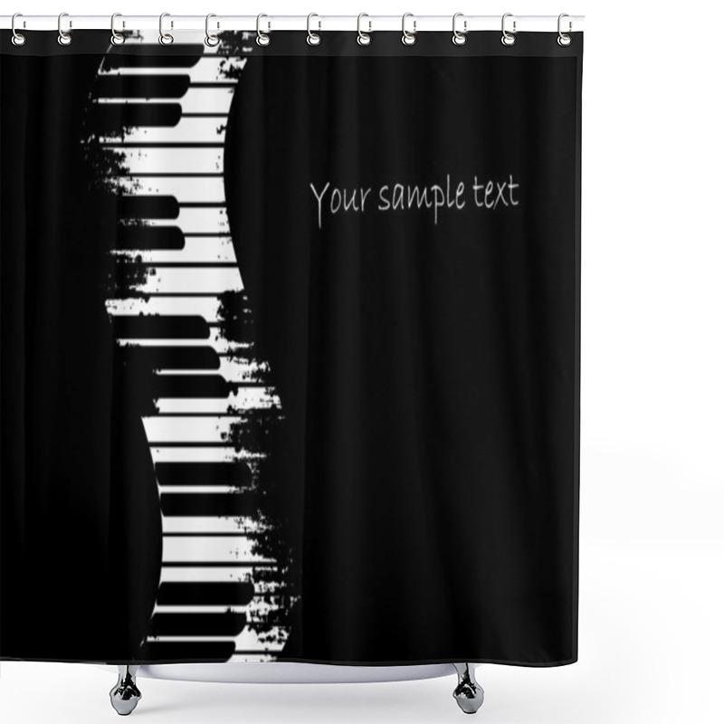 Personality  Music Notes Shower Curtains