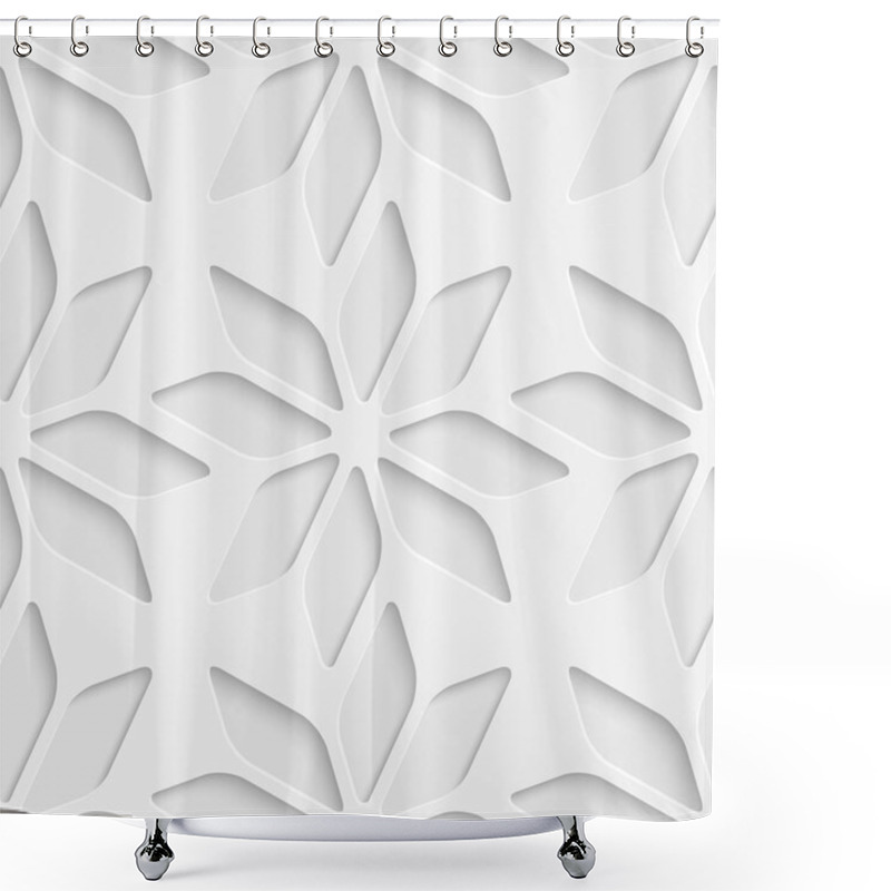 Personality  Seamless Geometric Pattern Shower Curtains