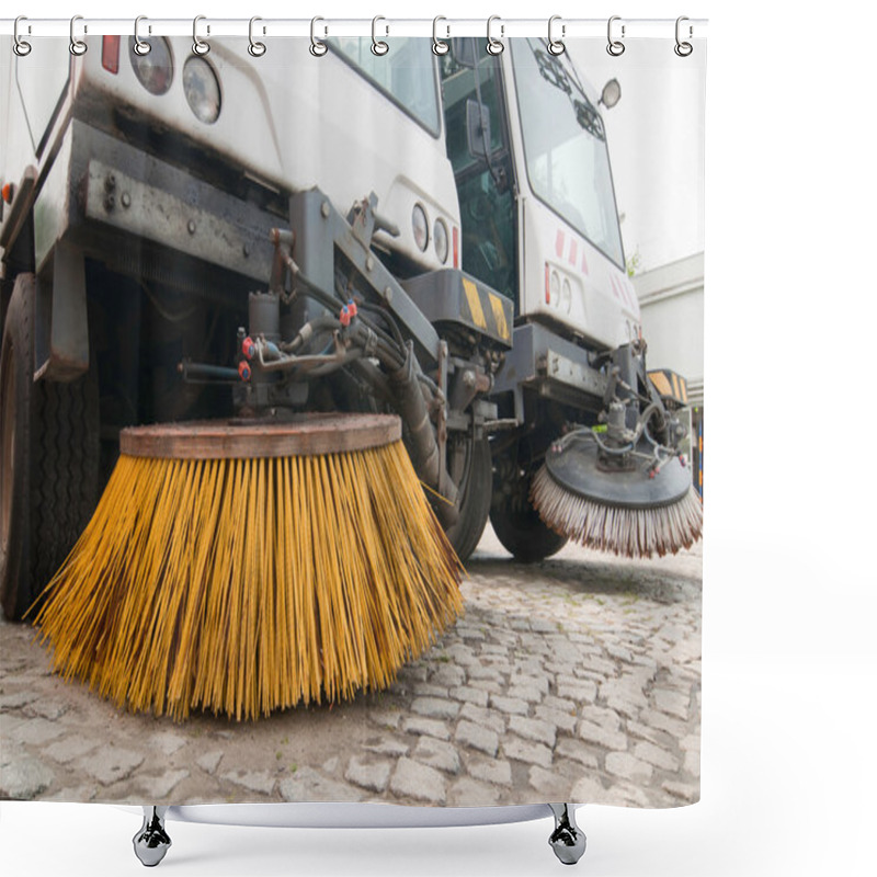 Personality  Community Street Cleaners Shower Curtains