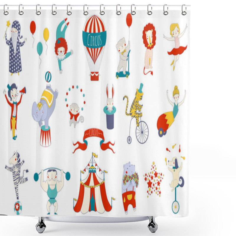 Personality  Circus  Design Collection Shower Curtains