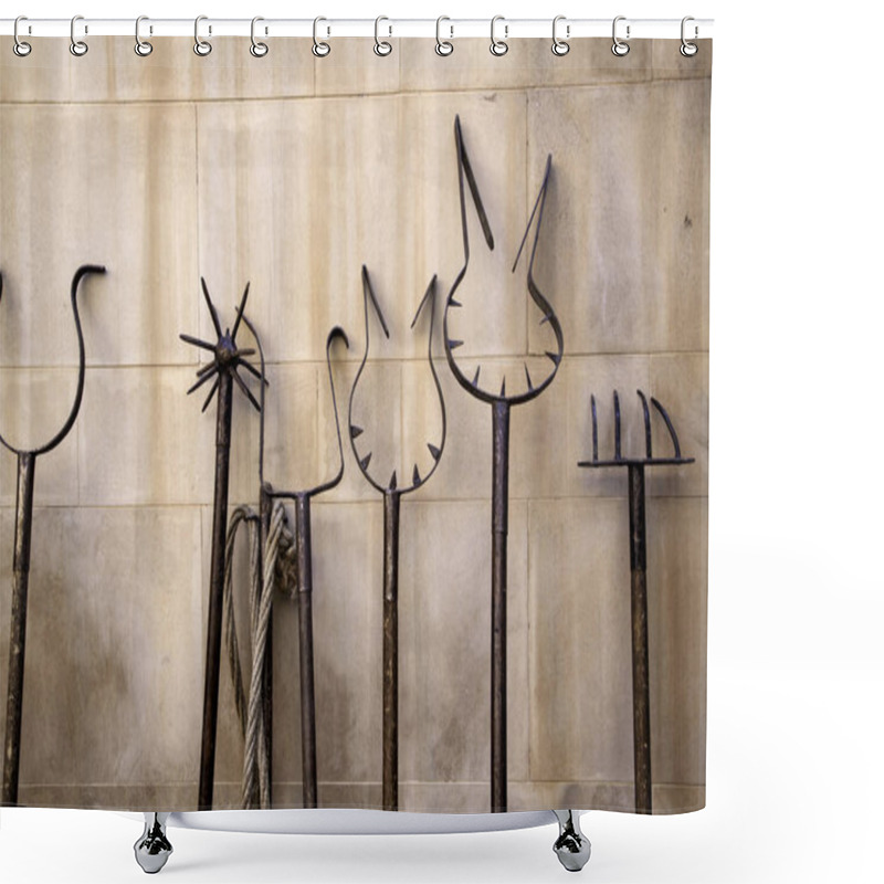 Personality  Medieval Instrument Of Torture Shower Curtains