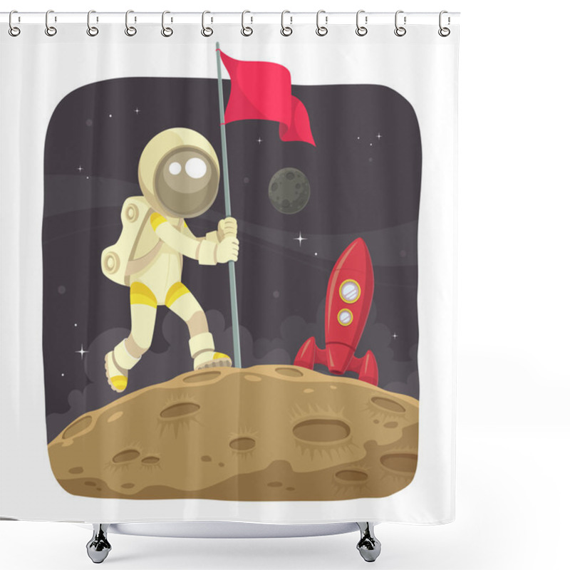 Personality  Space Adventurer Shower Curtains